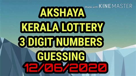 kerala lottery 3 digit formula calculator|Kerala Guessing Numbers 3 & 4.